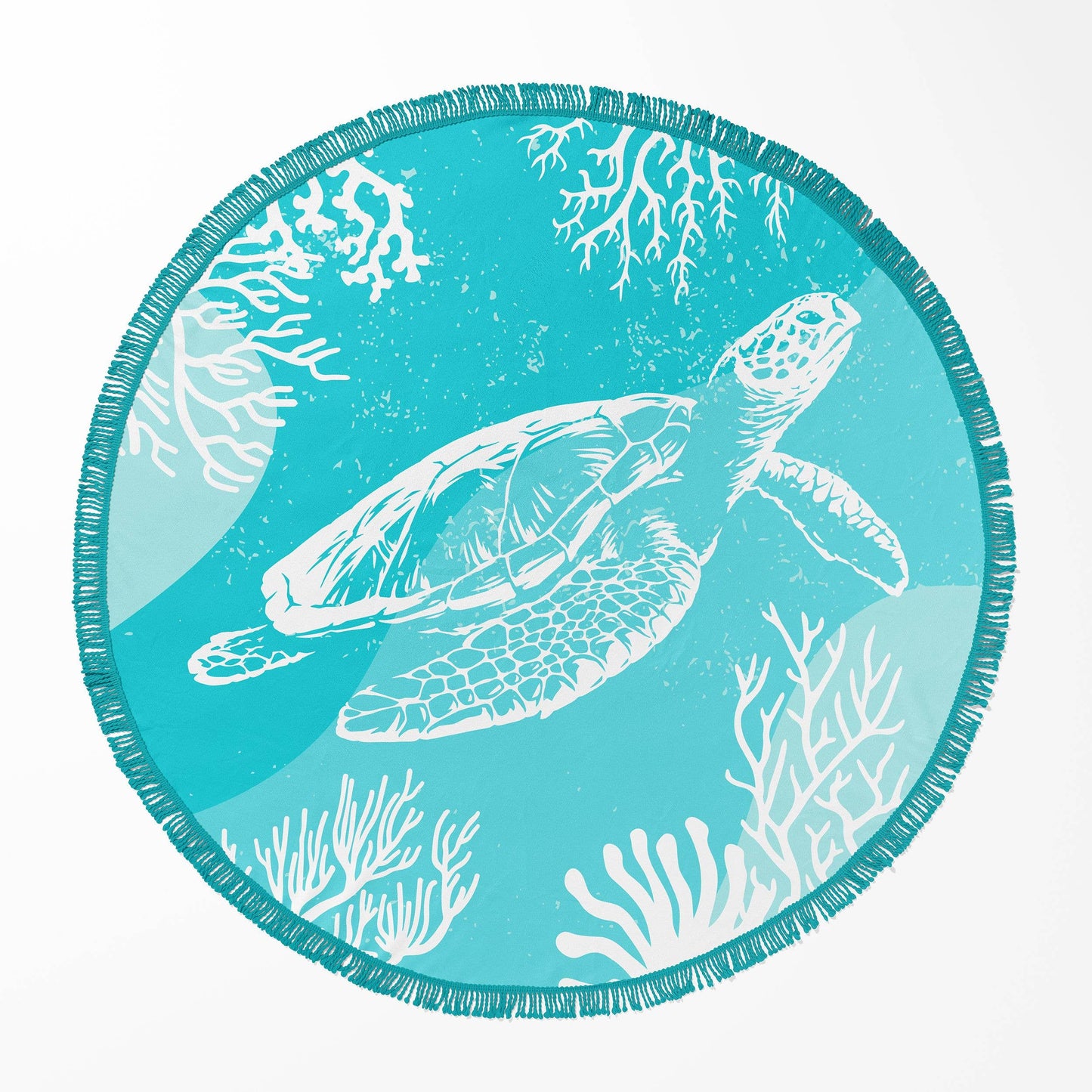 5' ROUND BEACH TOWELS (MULTIPLE DESIGNS)
