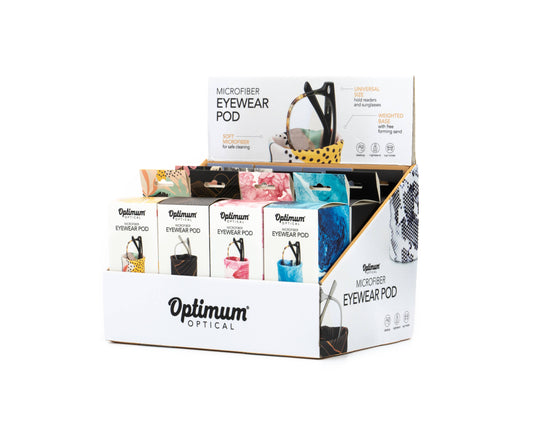 OPTIMUM GLASSES MICROFIBER STAND (MULTIPLE STYLES)