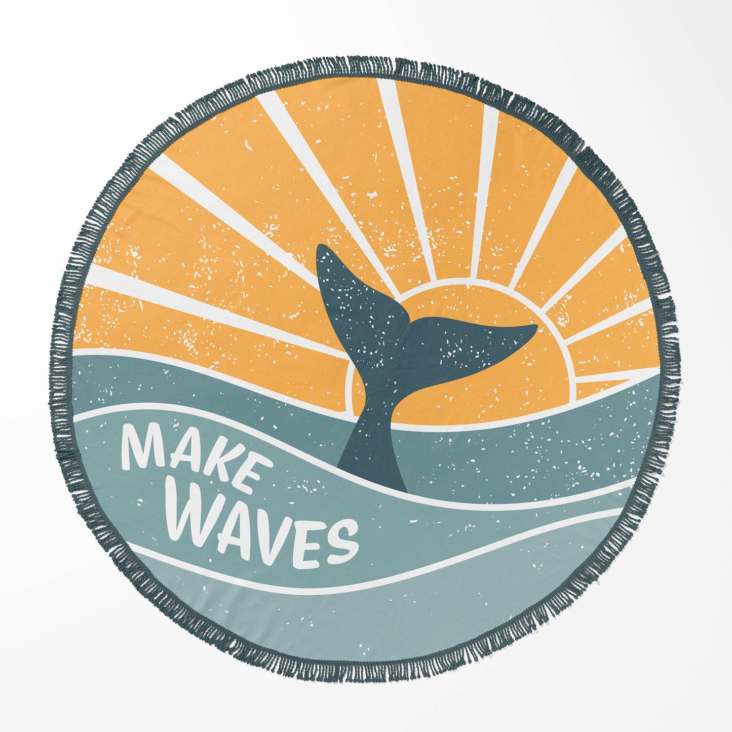 5' ROUND BEACH TOWELS (MULTIPLE DESIGNS)
