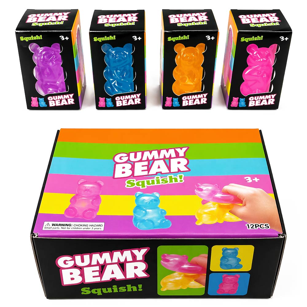 Gummy Bear Squishy Stress Relief Toy* In Stock