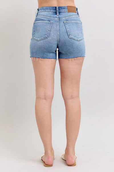 JUDY BLUE HIGH WAIST DESTROY STITCH