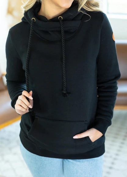 LAUREN HOODIE: BLACK