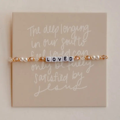 Encouraging Beaded Stretchy Bracelets