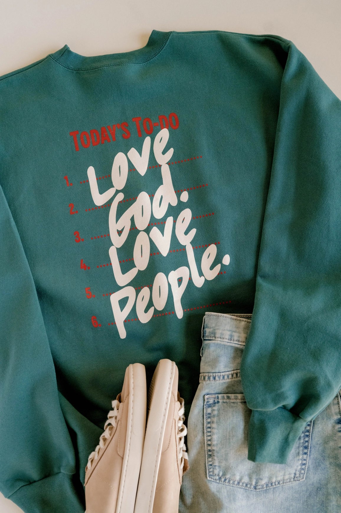 PRE ORDER Love God Love People Pullover I Christian Pullover