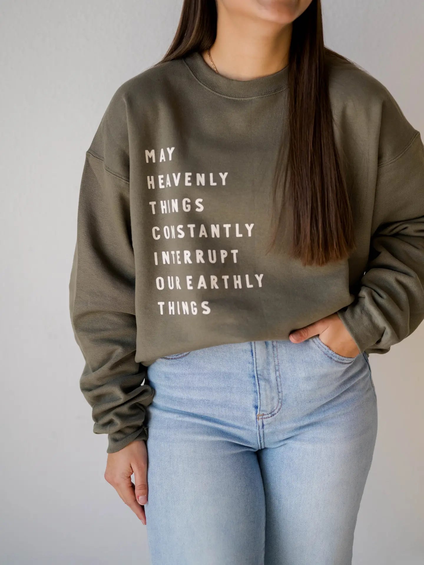 PRE ORDER Heavenly Things Pullover | Christian Pullover