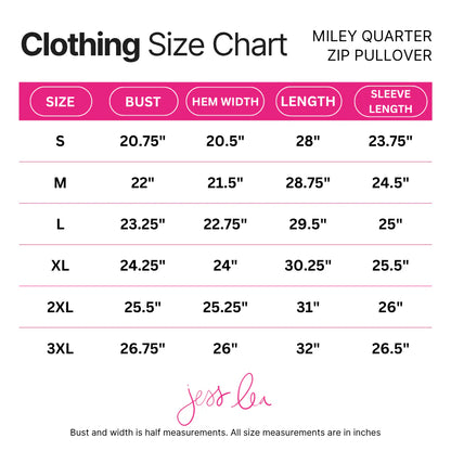 MILEY QUARTER ZIP PULLOVER SOFT FLEECE SWEATSHIRTS- Multiple Colors