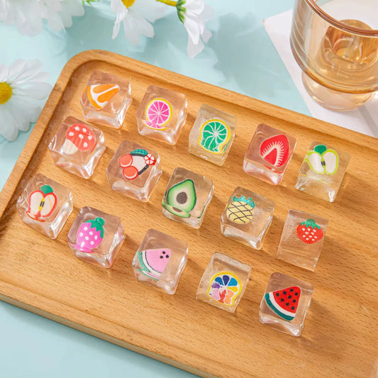 Mini Fruit Ice Cube Squishy *Pre Order*