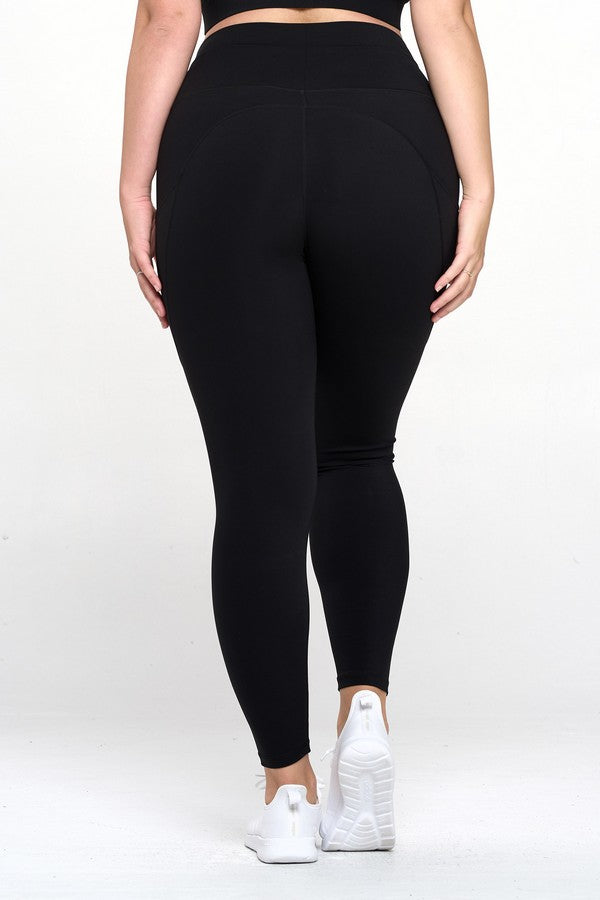 MIRACLE LUXURY POCKET LEGGINGS: BLACK