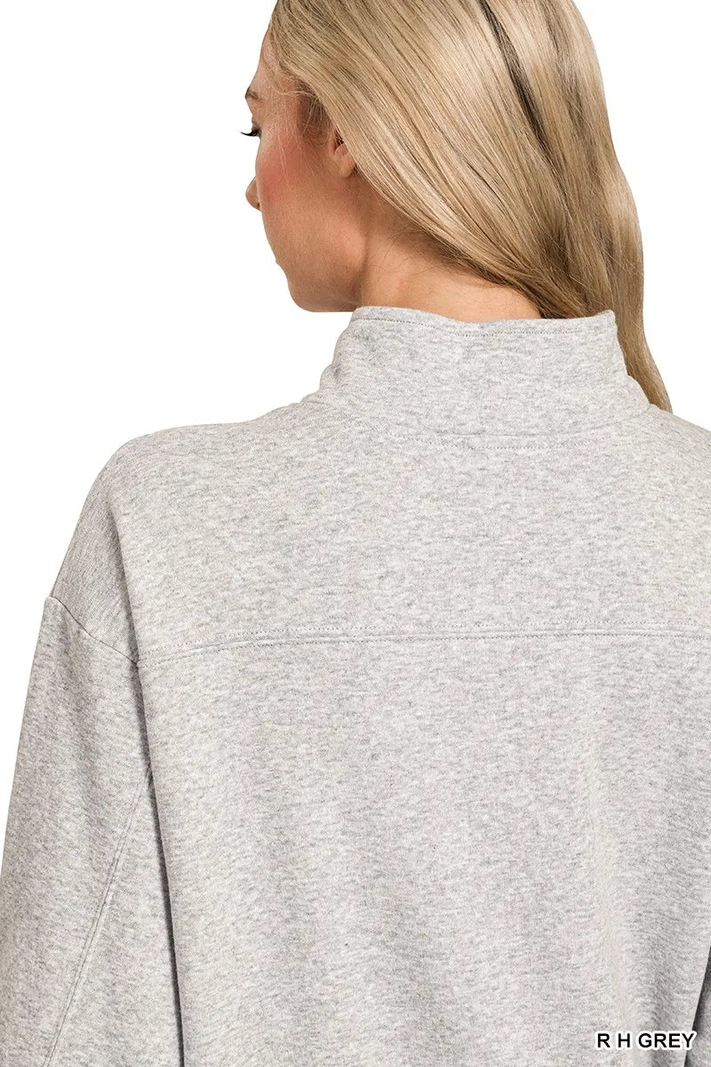 SOFT FLEECE HALF ZIPS- **More Colors